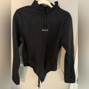 Black Misguided Snow Jacket